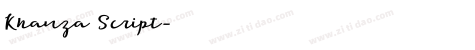 Khanza Script字体转换